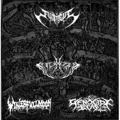 Funereus / Satanizer / Winterfullmoon / Genocide Beast - Split